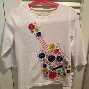 Mini Boden Guitar shirt groovy flowers 🌼🌸